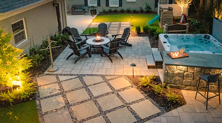 Backyard Hardscaping Installation Design