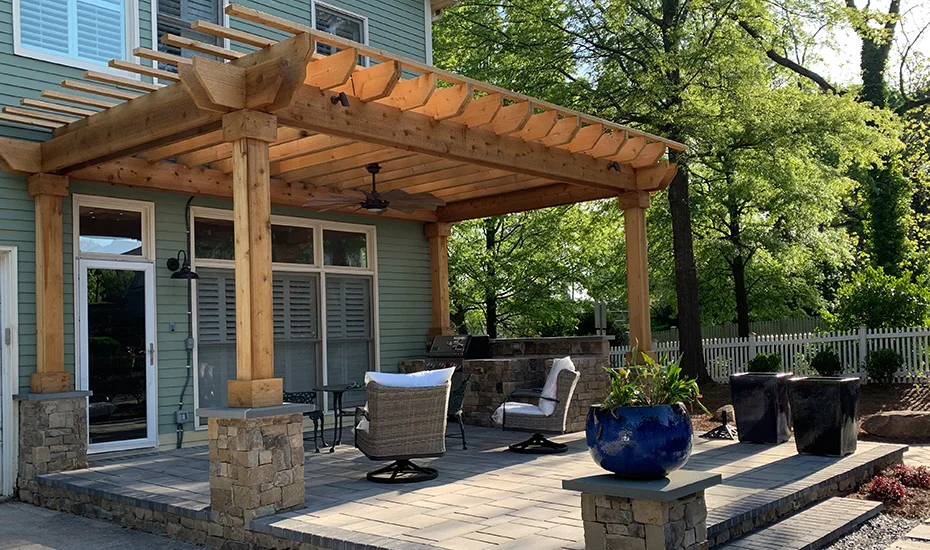 Wood-Pergola-Design-in-Atlanta