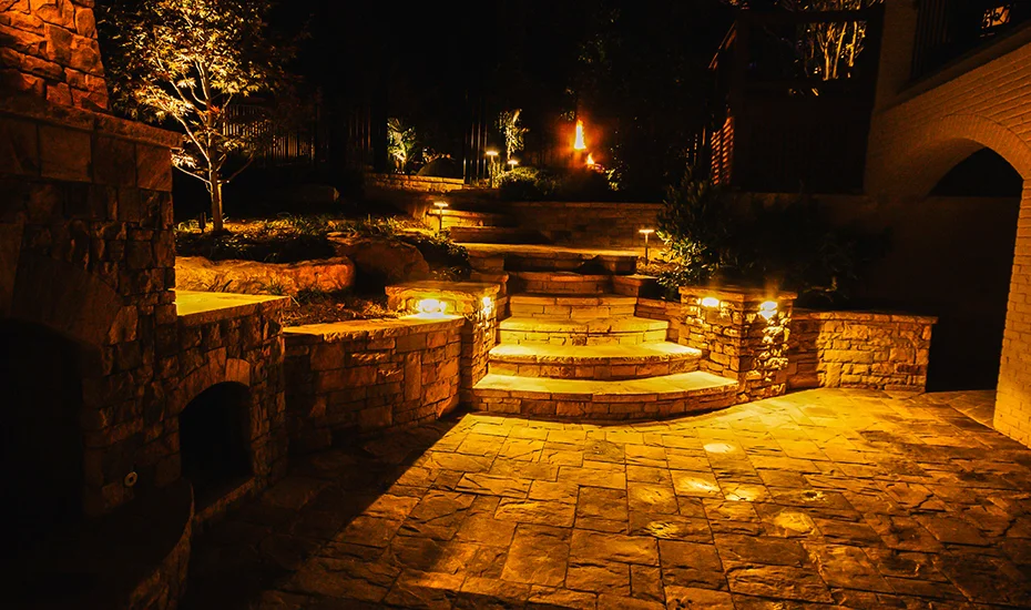 Back yard Outdoor Lighting Ideas