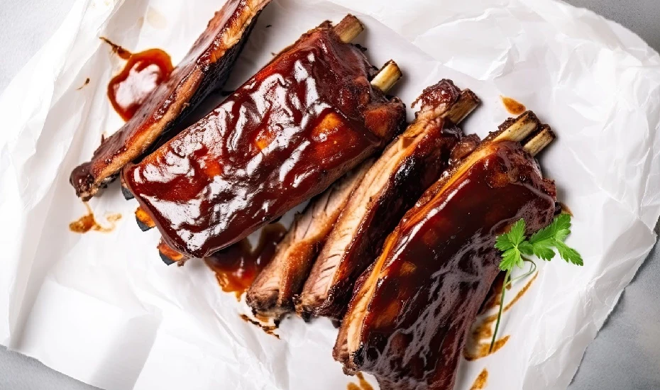 Peach-Glazed Baby Back Ribs