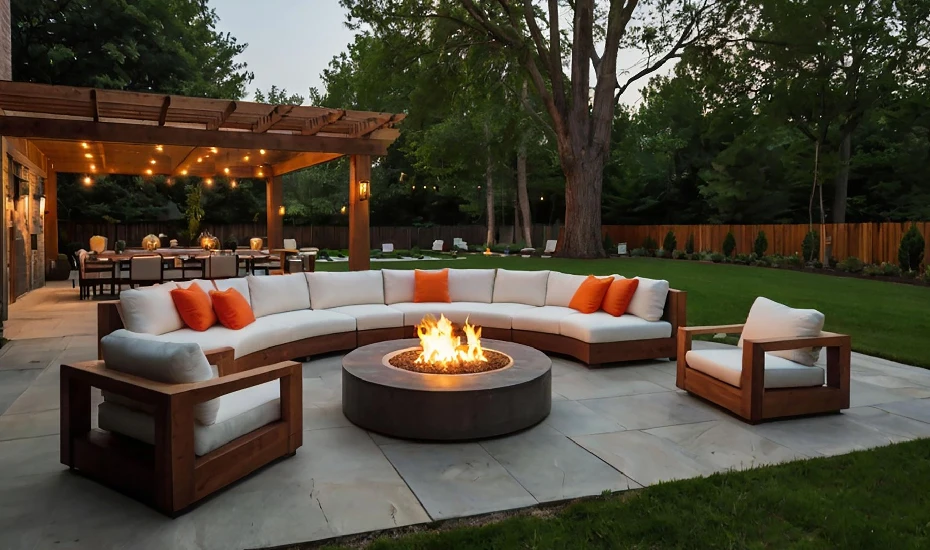 Backyard Copper fire pit