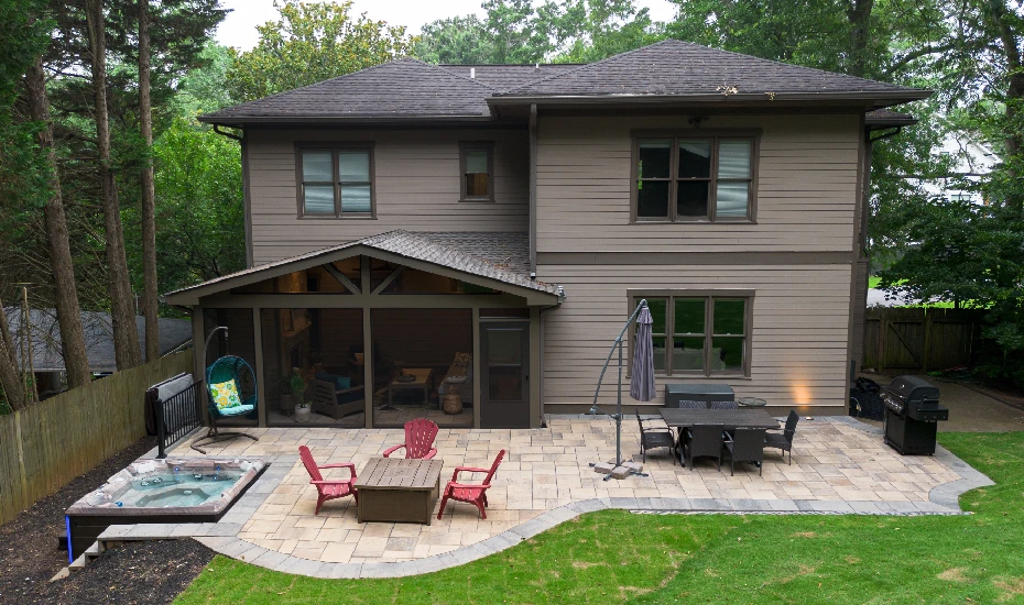 Outdoor Furniture With Small Pool